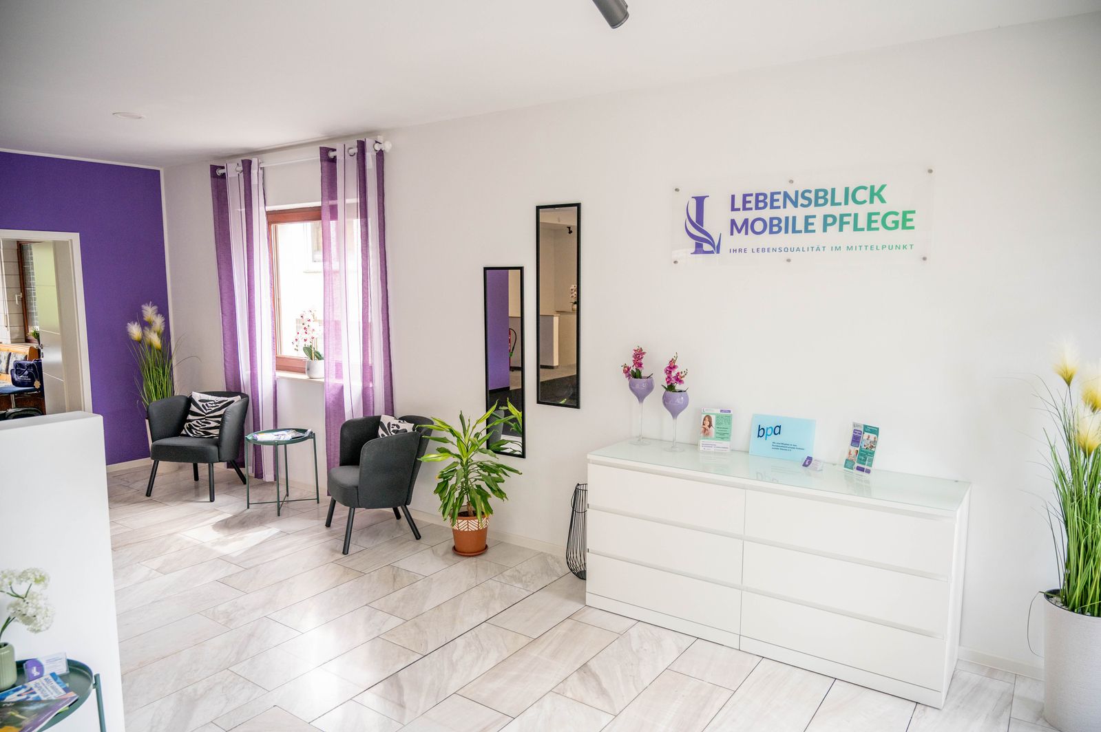 Innenansicht der Lebensblick Mobile Pflege